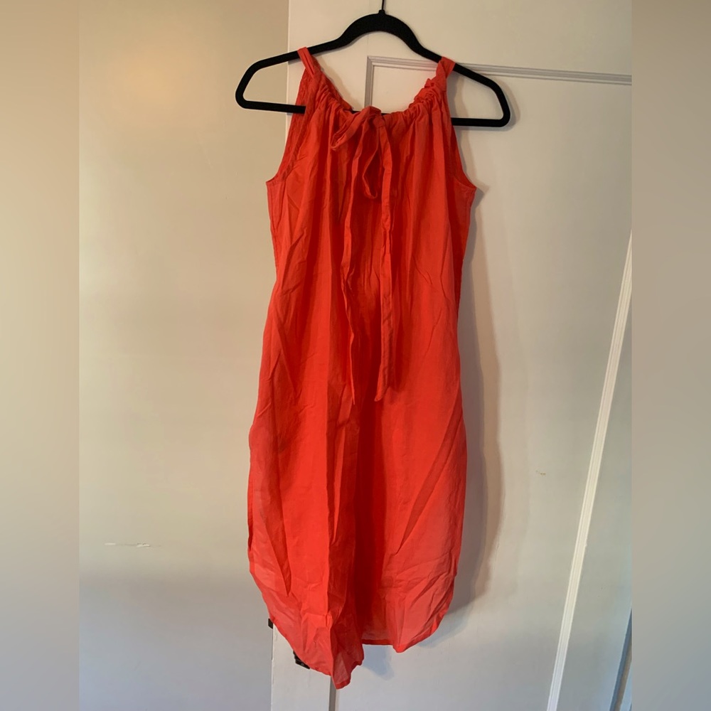 NWT J. Crew Coral Cotton Cover Up